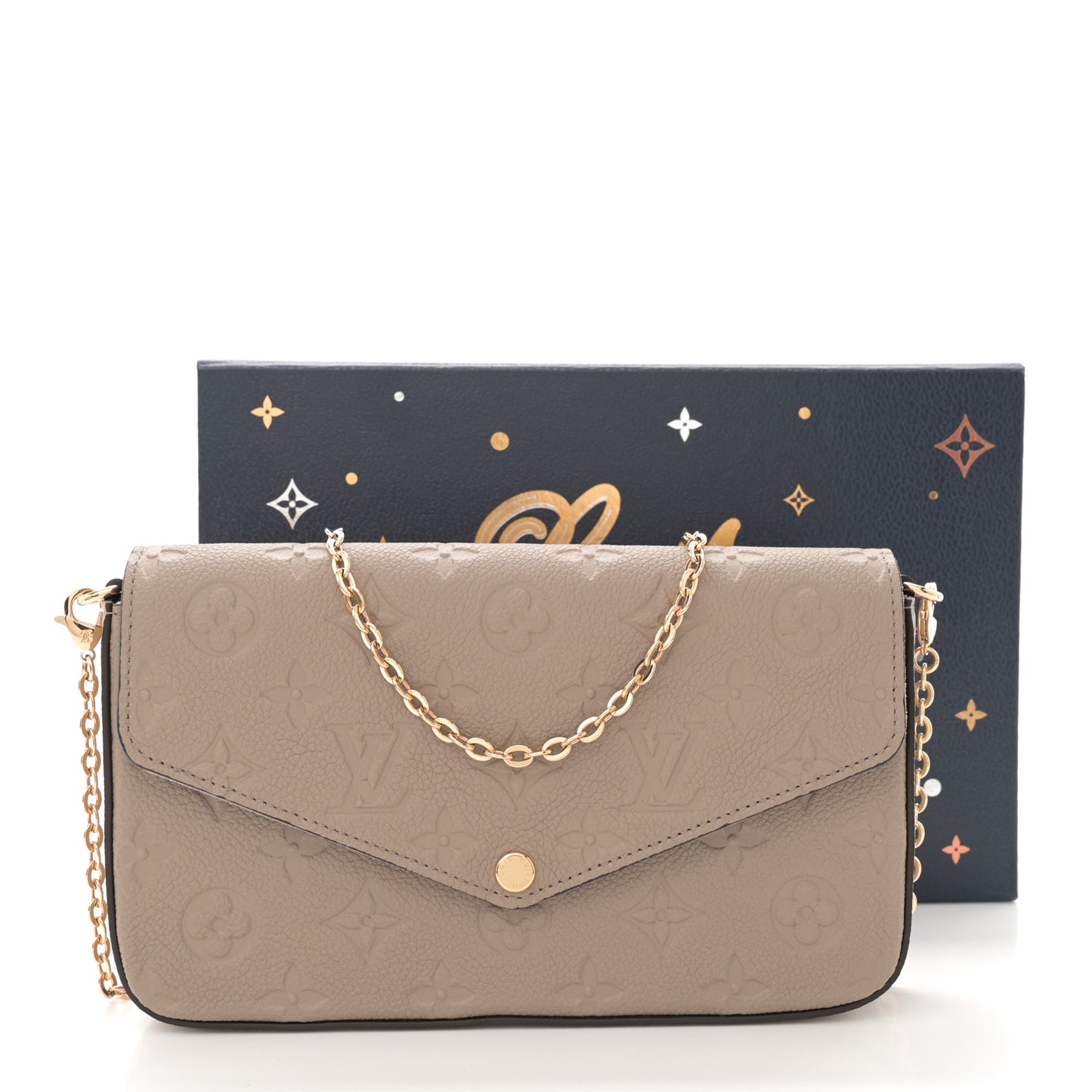 Empreinte Pochette Felicie Chain Wallet Tourterelle