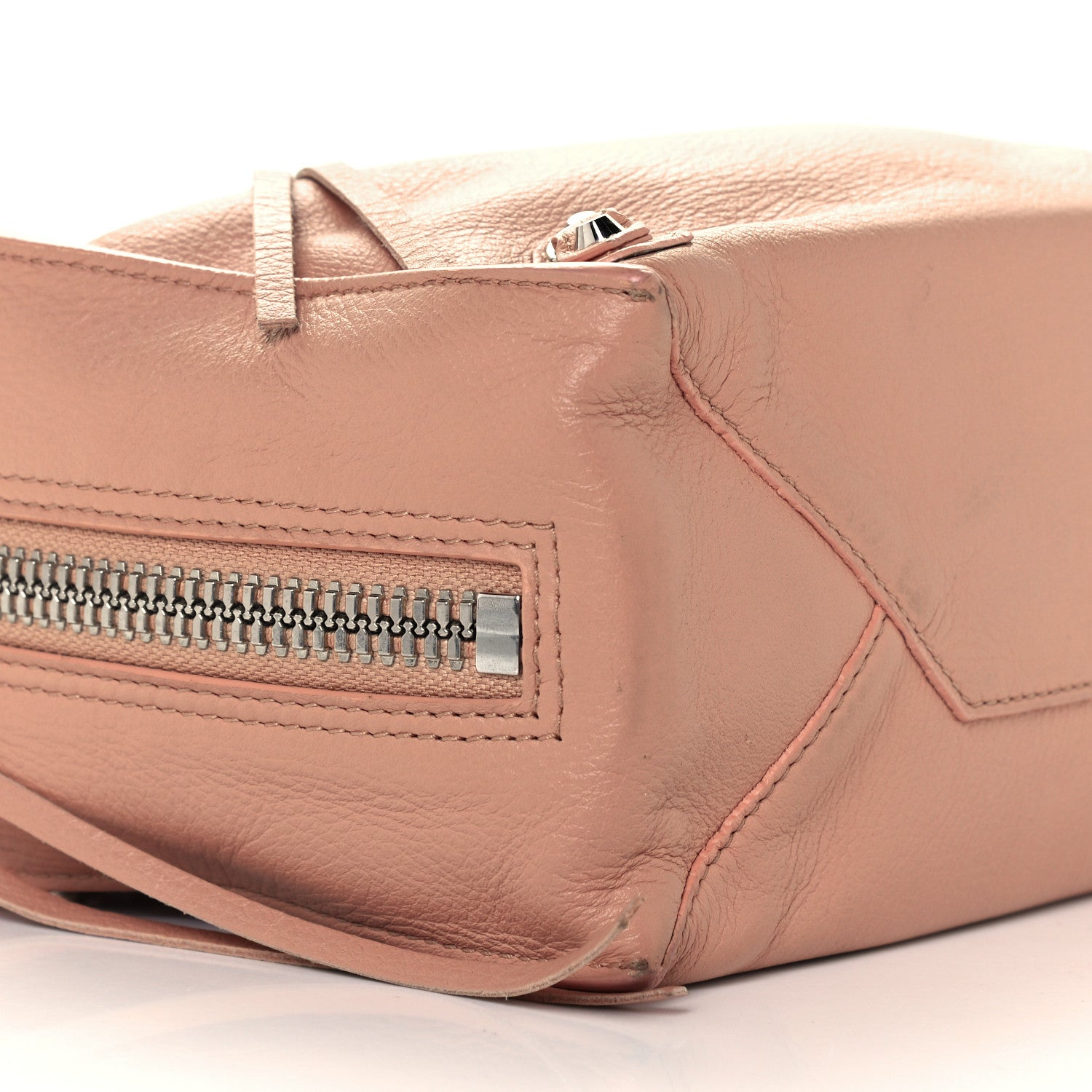 Balenciaga Calfskin Papier Mini A4 Zip Around Tote Beige Desert 9 of 10