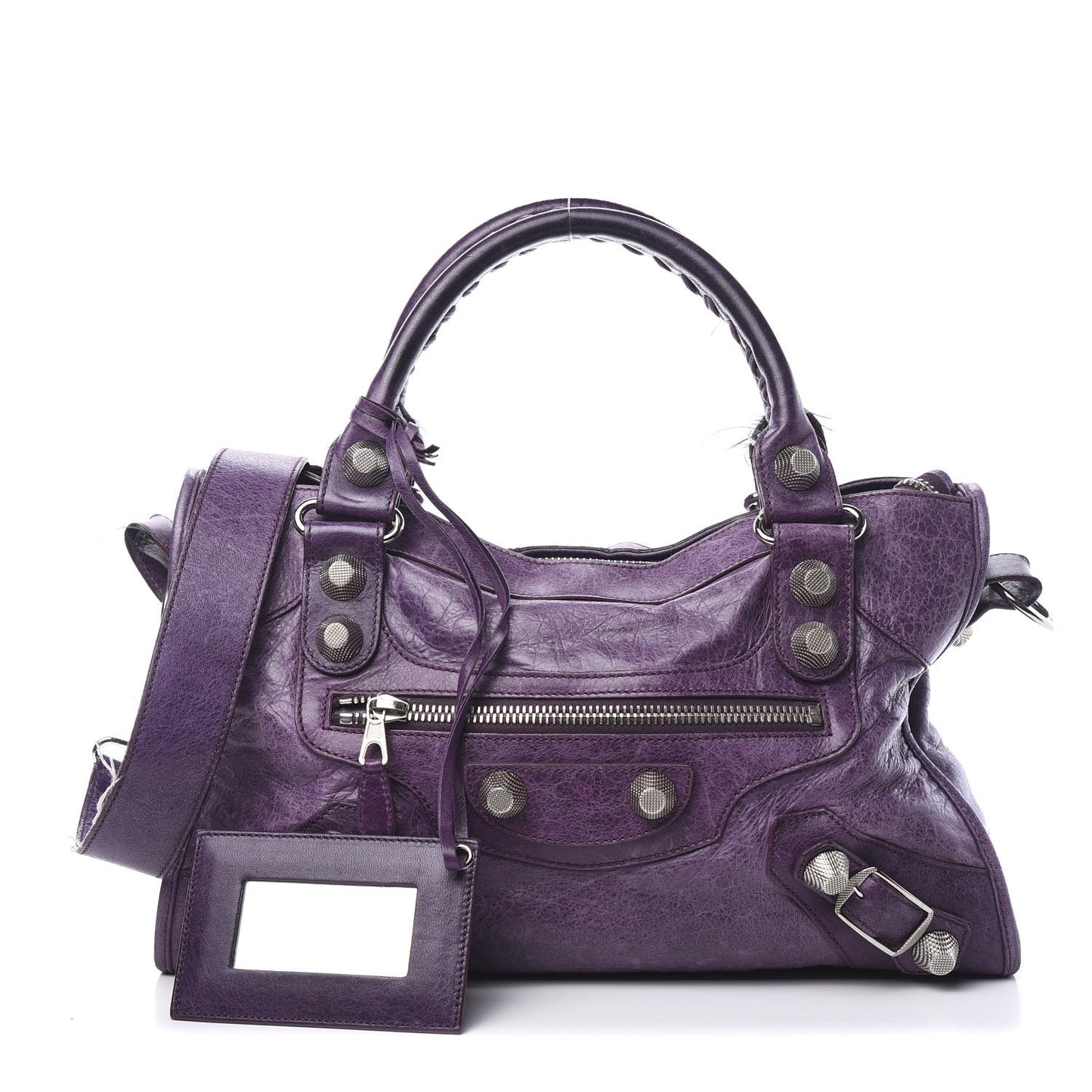 Agneau Giant 21 Silver Hardware City Raisin