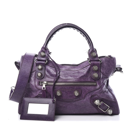 Balenciaga Agneau Giant 21 Silver Hardware City Raisin 1 of 18