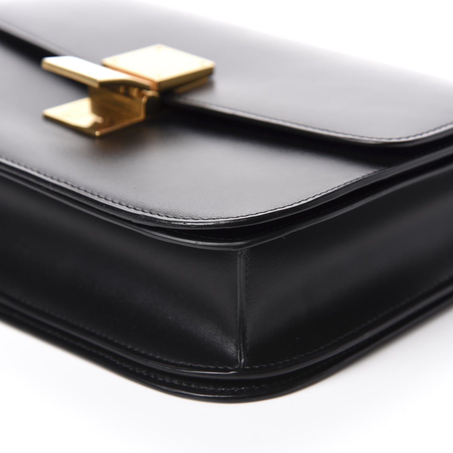 Celine Box Calfskin Medium Classic Box Flap Bag Black 7 of 13