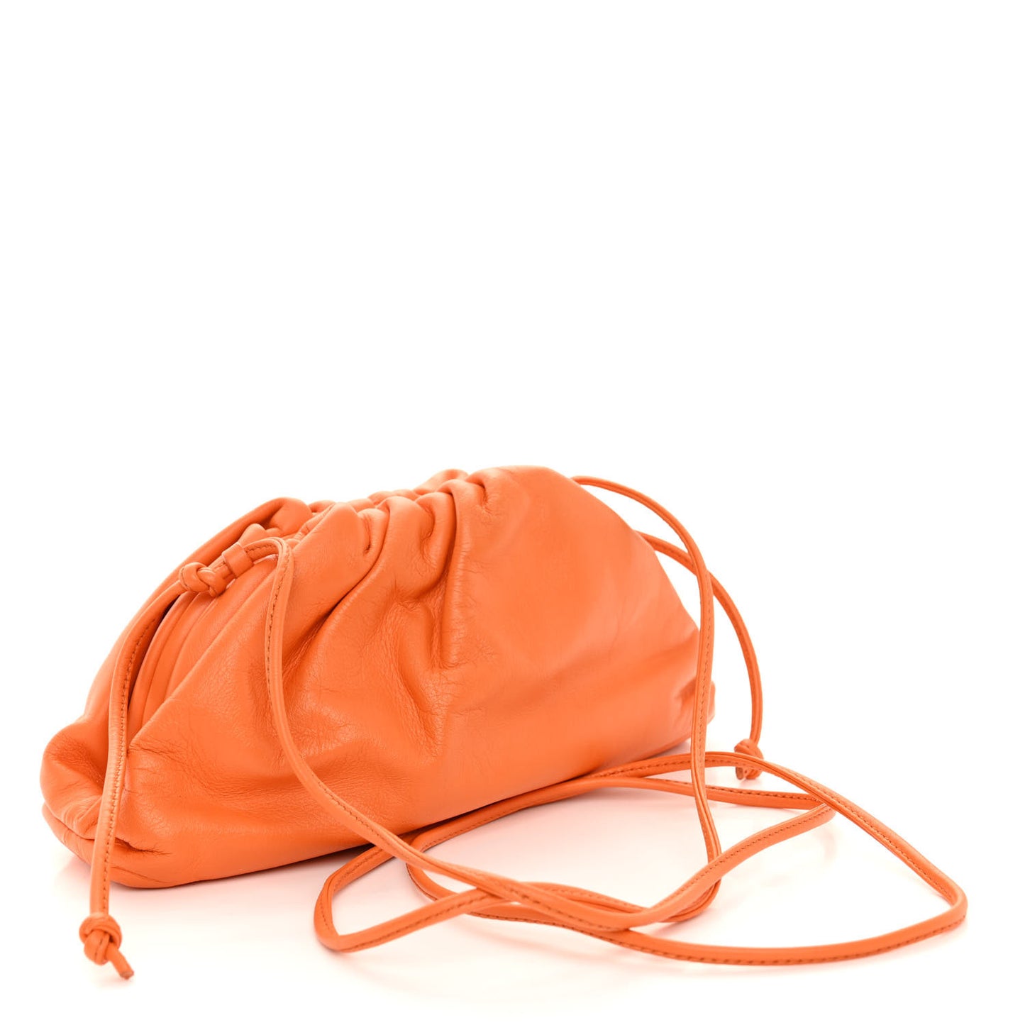 Butter Calfskin The Mini Pouch Light Orange