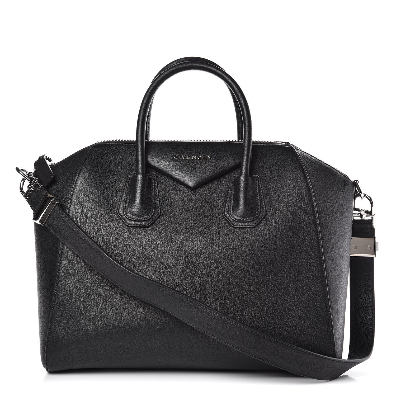 Givenchy Sugar Goatskin Medium Antigona Black 1 of 12