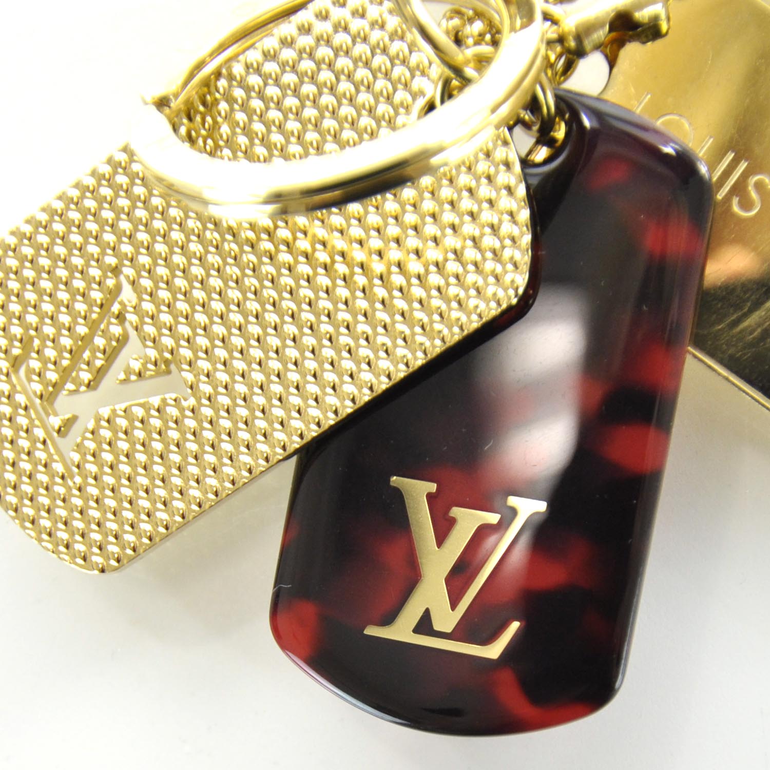 Louis Vuitton Monogramouflage Bag Charm Red 5 of 5