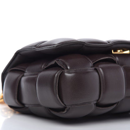 Bottega Veneta Lambskin Maxi Intreccio Padded Chain Cassette Crossbody Bag Black 5 of 8