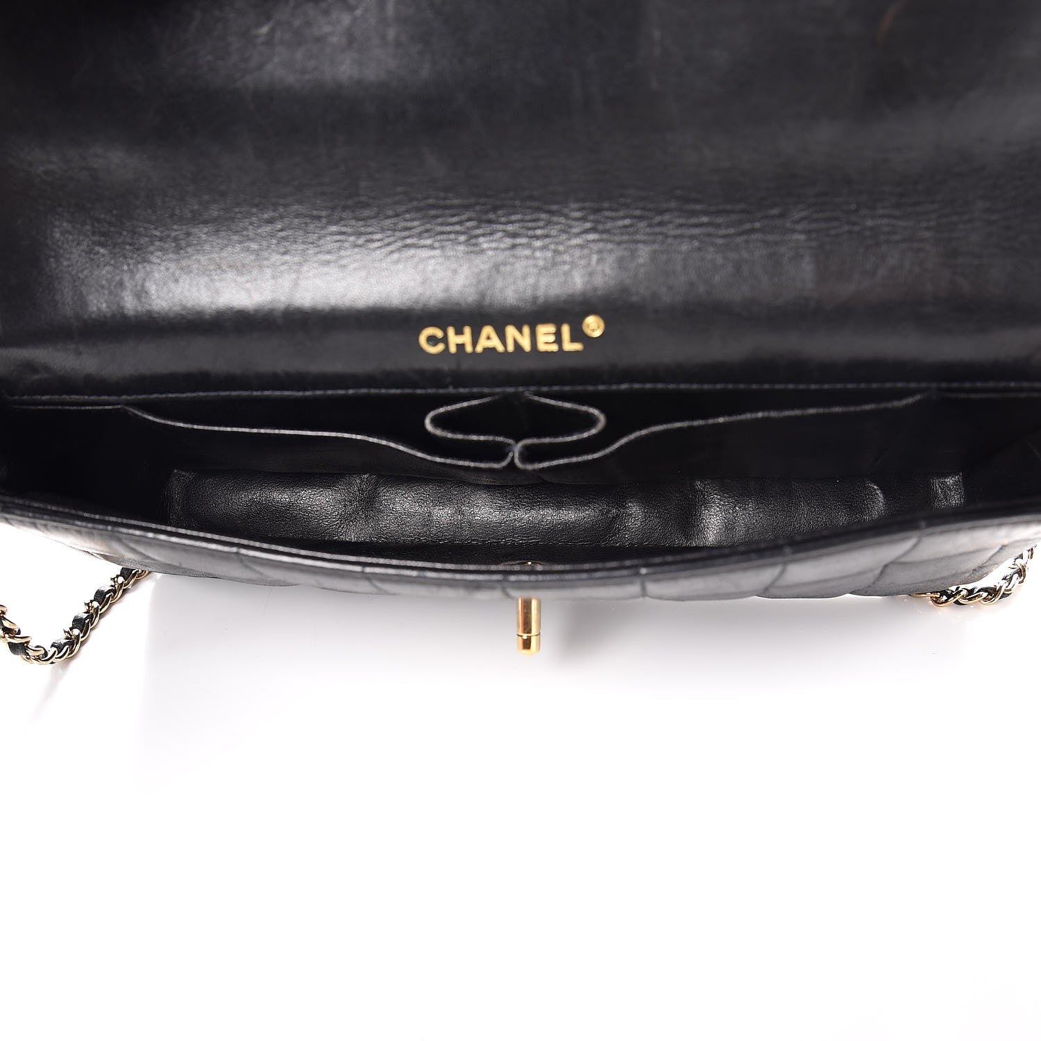 Chanel Lambskin East West Chocolate Bar Flap Black 5 of 15