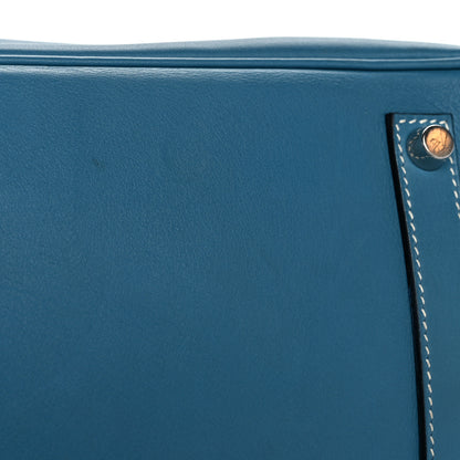 Hermes Swift Birkin 35 Blue Jean 16 of 16
