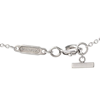 Tiffany Sterling Silver Small T Smile Pendant Necklace 5 of 5