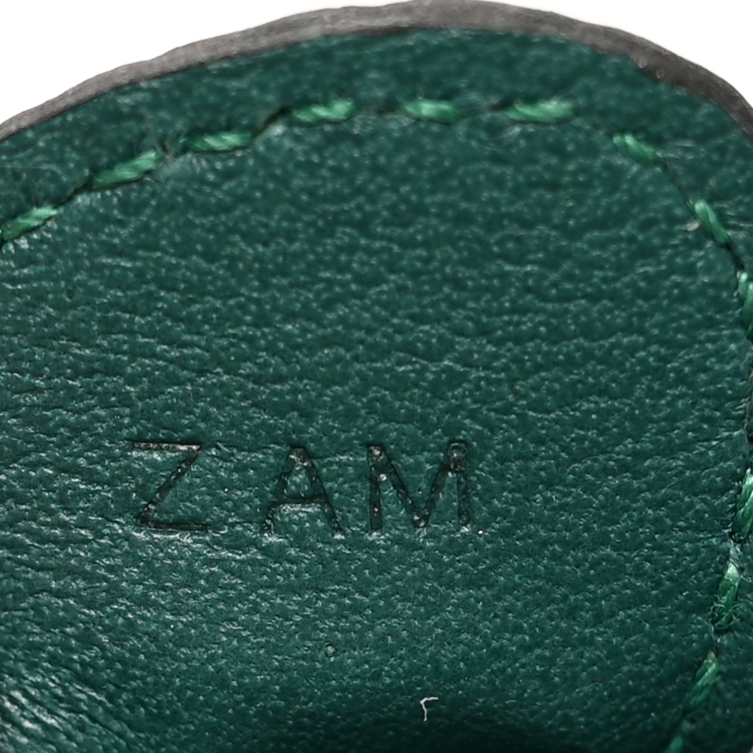 Hermes Milo Lambskin Matte Alligator Touch Grigri Rodeo Horse Bag Charm PM Malachite Menthe Bleu Brume Very Jade 3 of 4