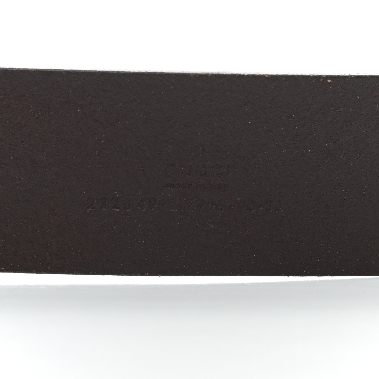 Gucci Calfskin Interlocking G Belt 90 36 Dark Brown 5 of 5