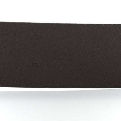 Gucci Calfskin Interlocking G Belt 90 36 Dark Brown 5 of 5