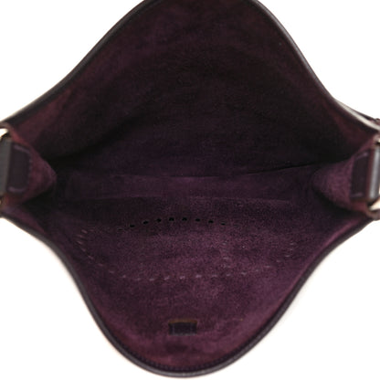 Hermes Taurillon Clemence Evelyne III PM Raisin 4 of 9