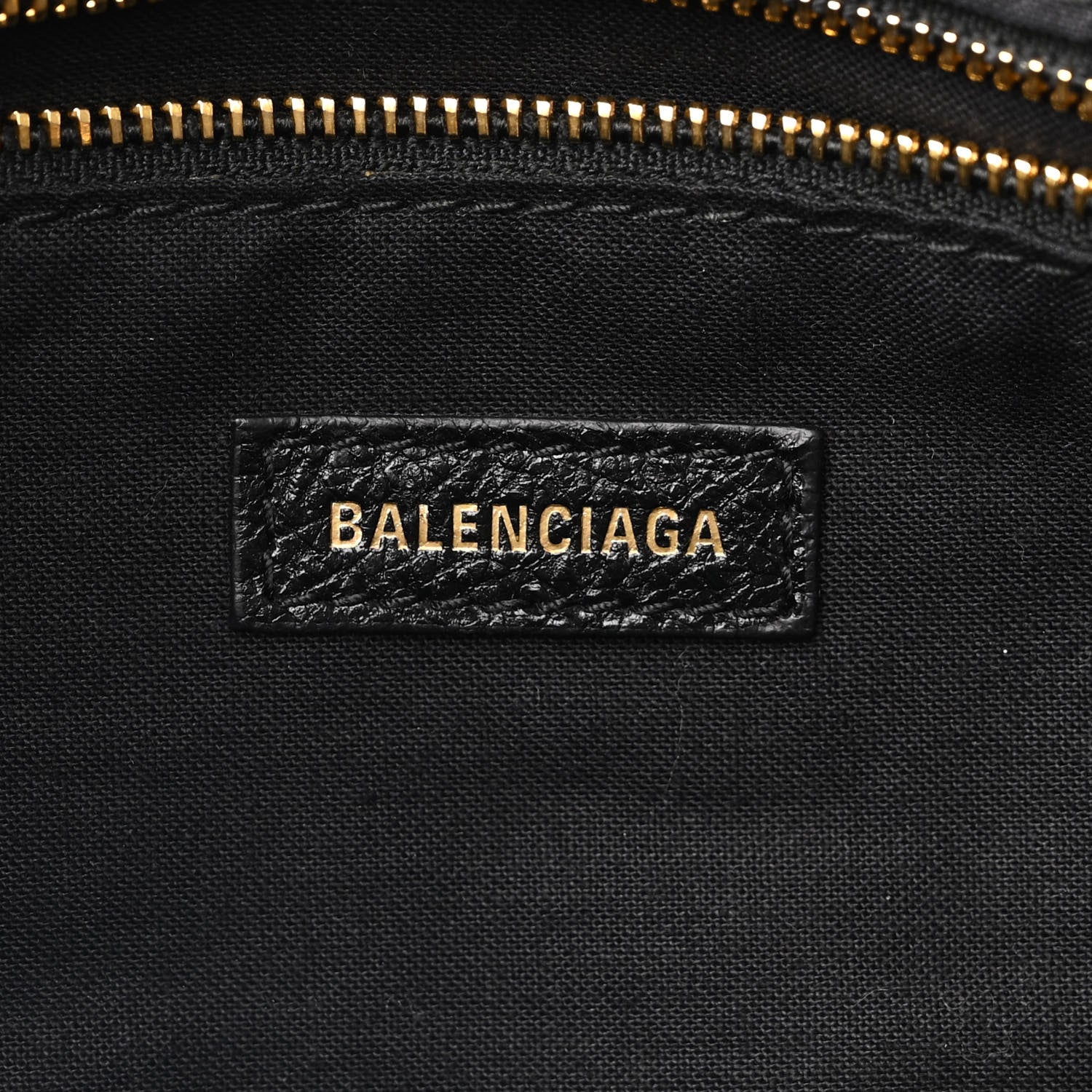 Balenciaga Agneau Classic Gold Hardware City Graffiti Logo Strap Black 6 of 9