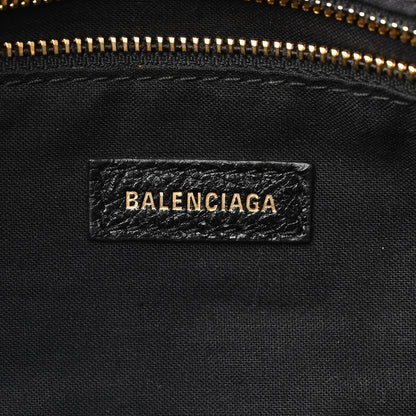 Balenciaga Agneau Classic Gold Hardware City Graffiti Logo Strap Black 6 of 9