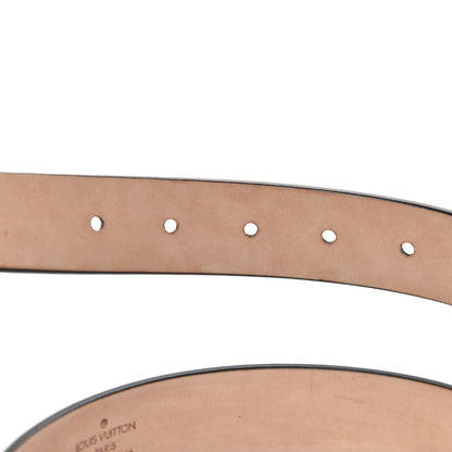 Louis Vuitton Calfskin Ceinture LV Stamped Belt 90 36 Black 4 of 6