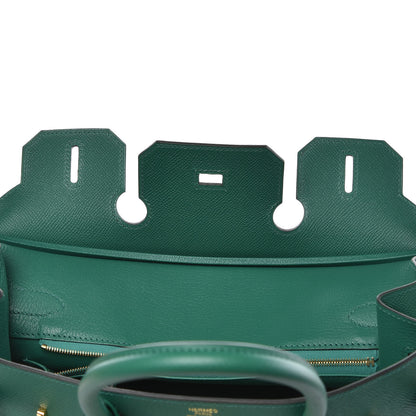 Hermes Epsom Birkin 30 Vert Vertigo 10 of 37
