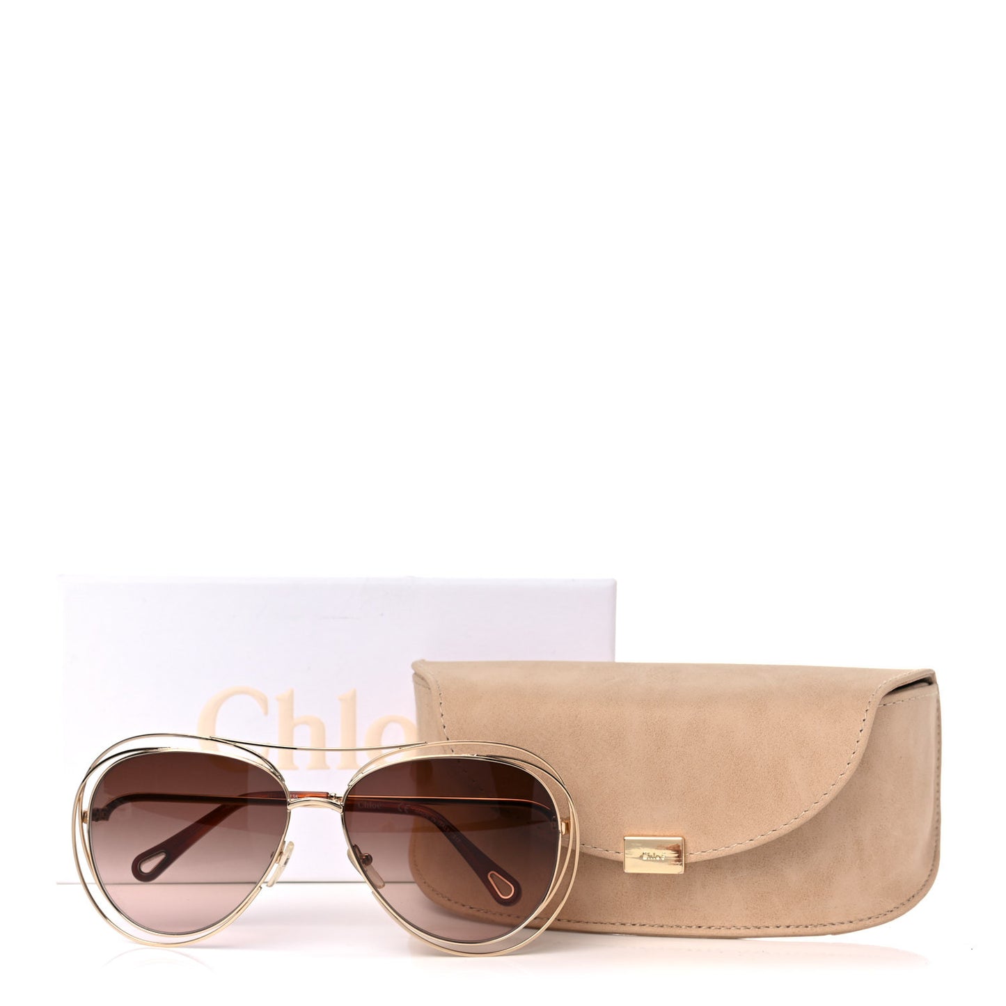Carlina Round Sunglasses CE134S Gold