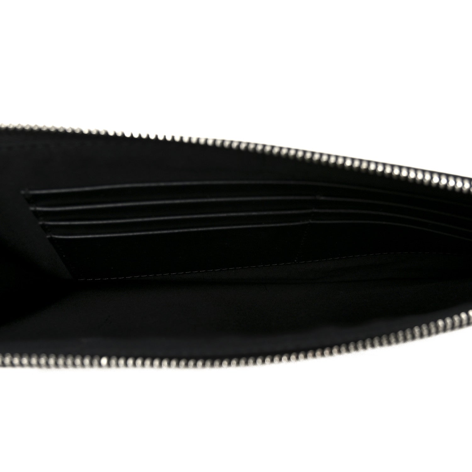 Fendi Vitello Cover Grande Baguette Pouch Black Palladio 5 of 8