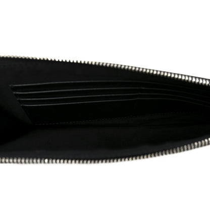 Fendi Vitello Cover Grande Baguette Pouch Black Palladio 5 of 8