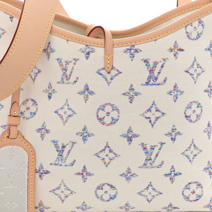 Louis Vuitton Monogram Jacquard CarryAll PM Multicolor Beige 9 of 13