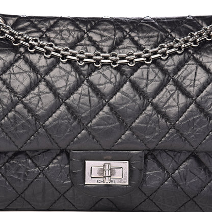 Chanel Aged Calfskin Quilted 2.55 Reissue 225 Flap Black 11 of 11