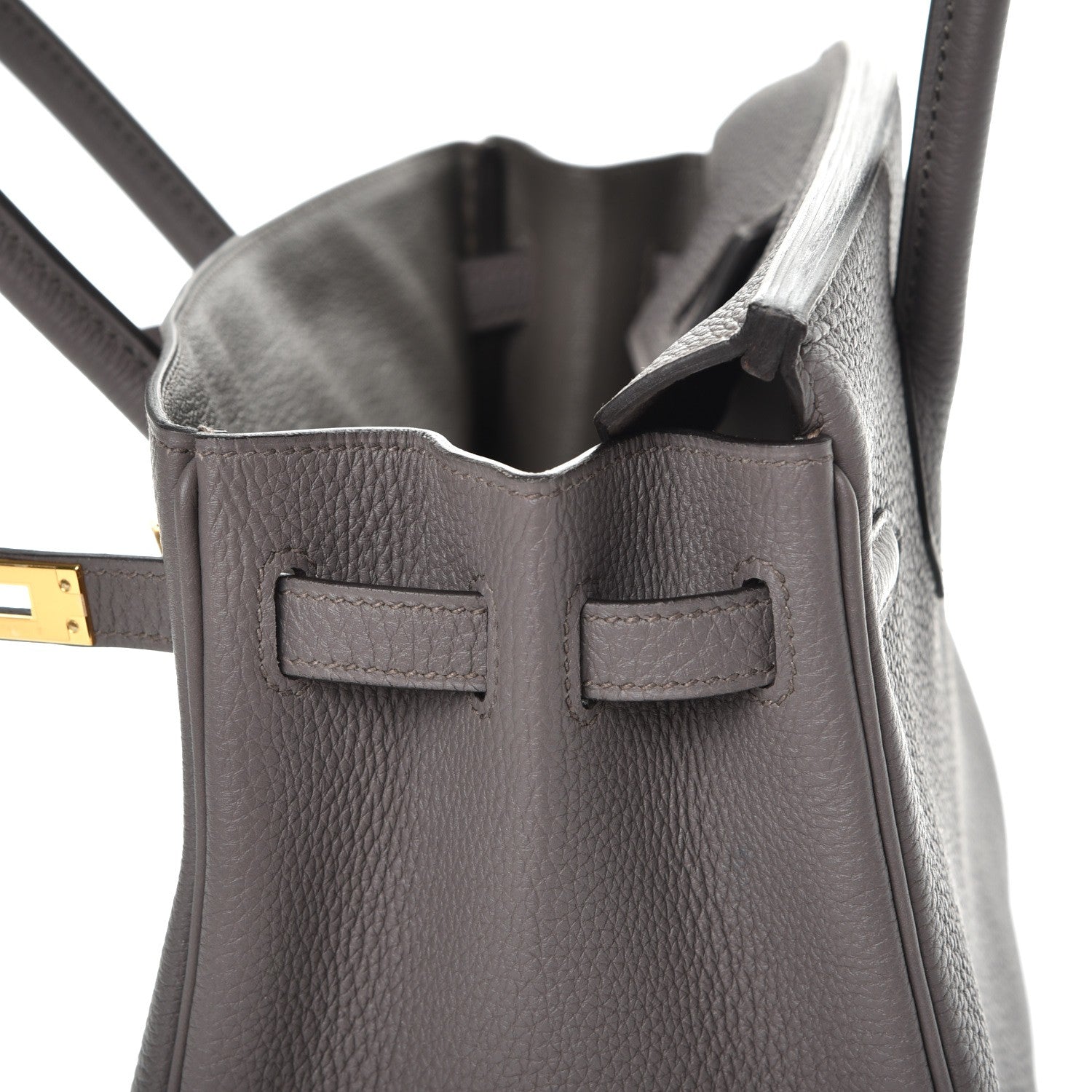 Hermes Togo Birkin 25 Etain 16 of 38