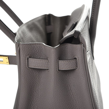 Hermes Togo Birkin 25 Etain 16 of 38