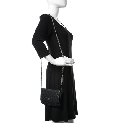 Chanel Caviar Quilted Wallet On Chain WOC Black 2 of 11