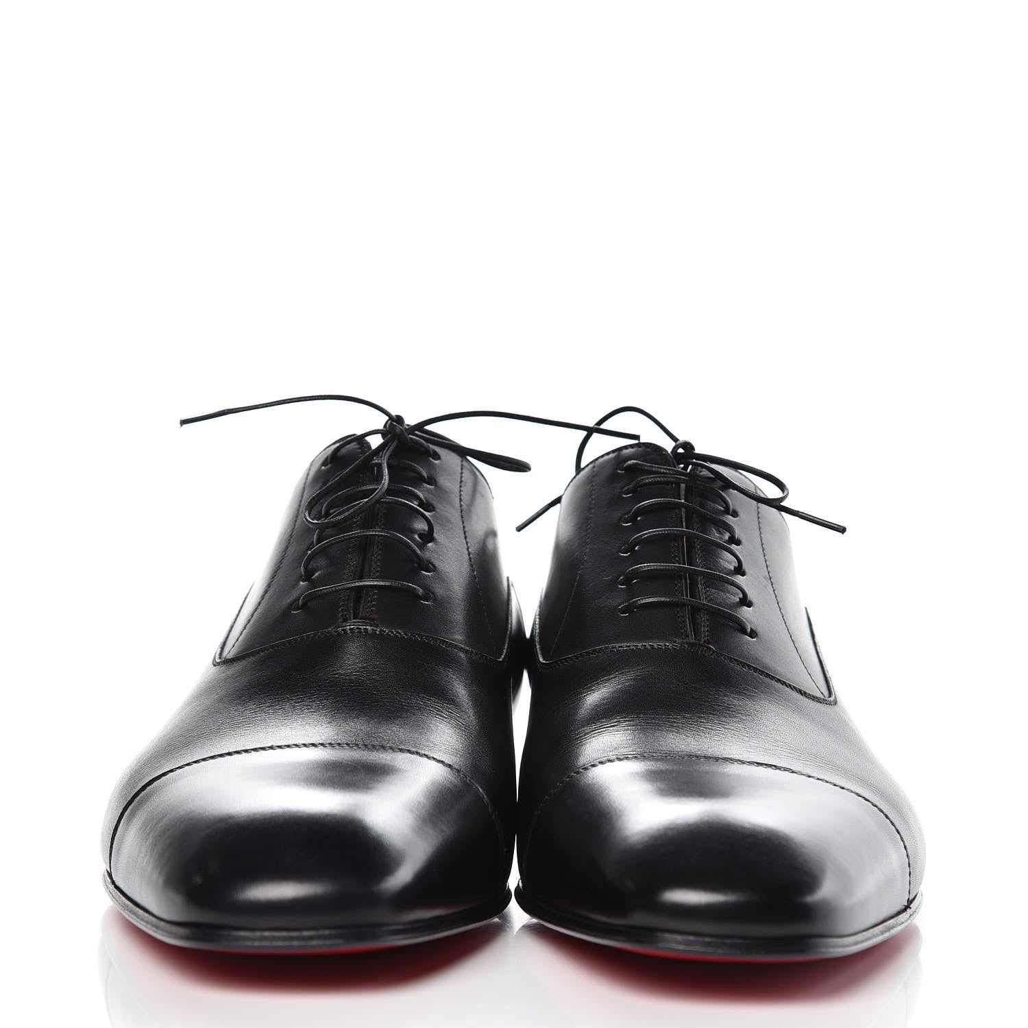 Christian Louboutin Calfskin Mens Greggo Flat Oxfords 43 Black 2 of 9