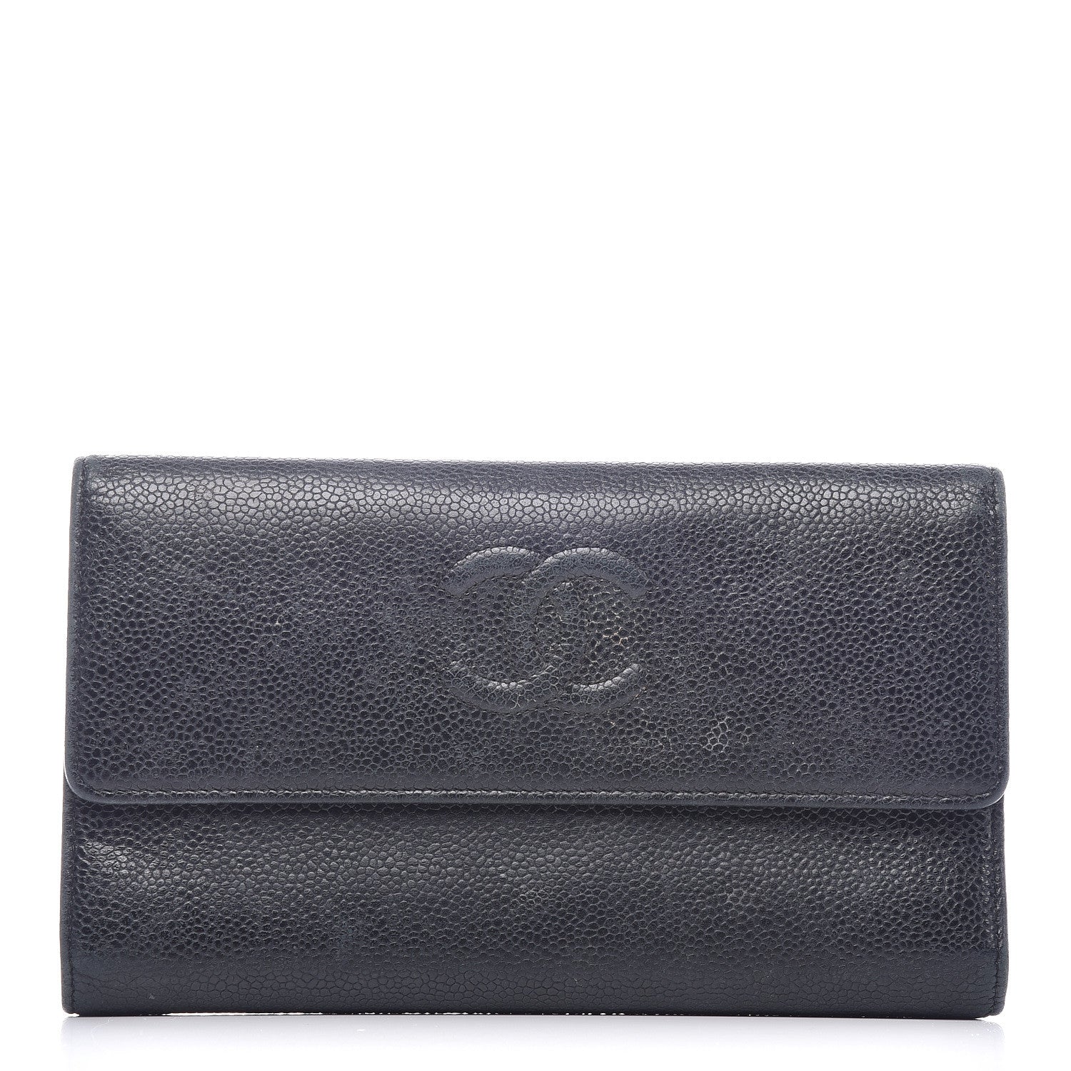 Chanel Caviar Timeless CC Large Flap Wallet Black 1 of 19