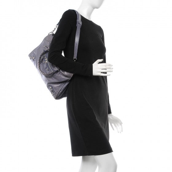 Balenciaga Agneau Giant 12 Silver Hardware City Jacynthe 3 of 15