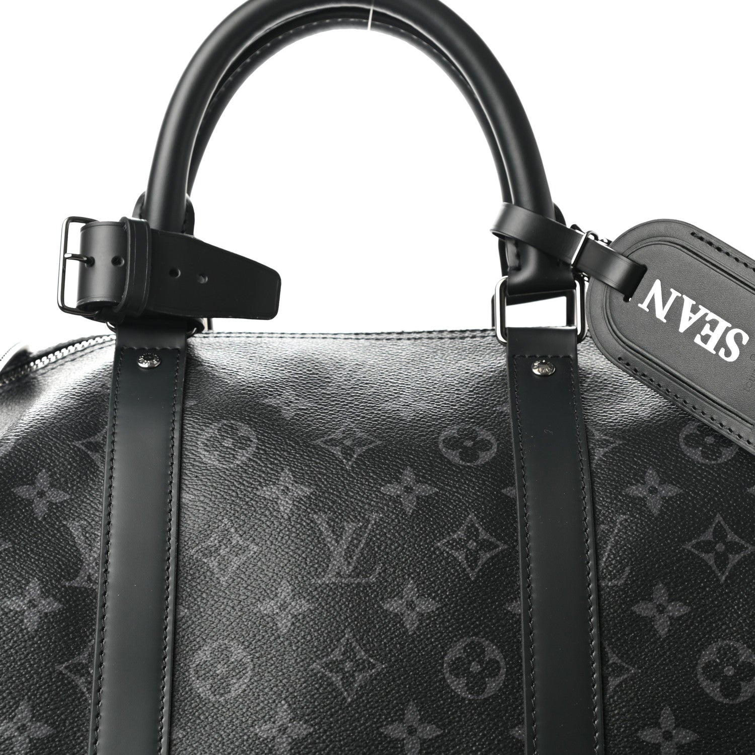 Louis Vuitton Monogram Eclipse Keepall Bandouliere 55 7 of 10