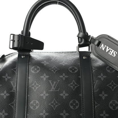 Louis Vuitton Monogram Eclipse Keepall Bandouliere 55 7 of 10