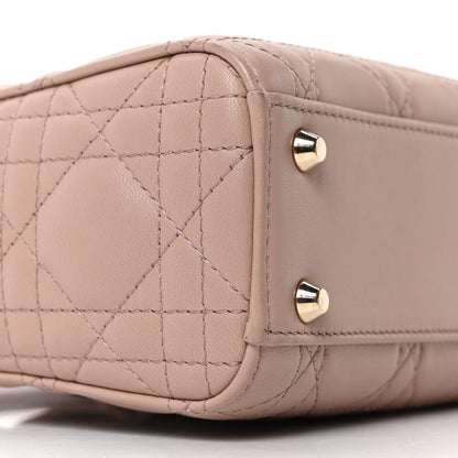 Christian Dior Lambskin Cannage Mini Lady Dior Fard 8 of 9