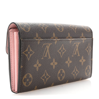 Louis Vuitton Monogram Sarah Wallet NM Rose Ballerine 3 of 7