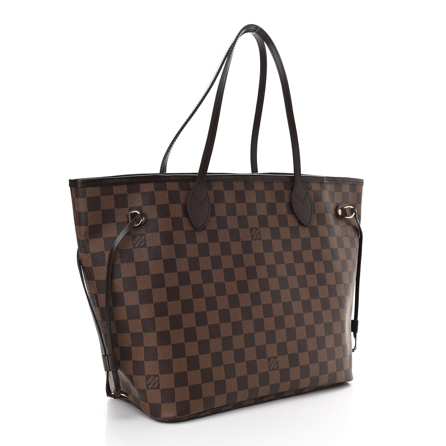 Louis Vuitton Damier Ebene Neo Neverfull MM Rose Ballerine 3 of 9
