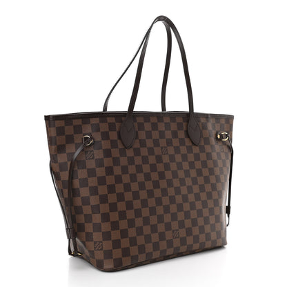 Louis Vuitton Damier Ebene Neo Neverfull MM Rose Ballerine 3 of 9