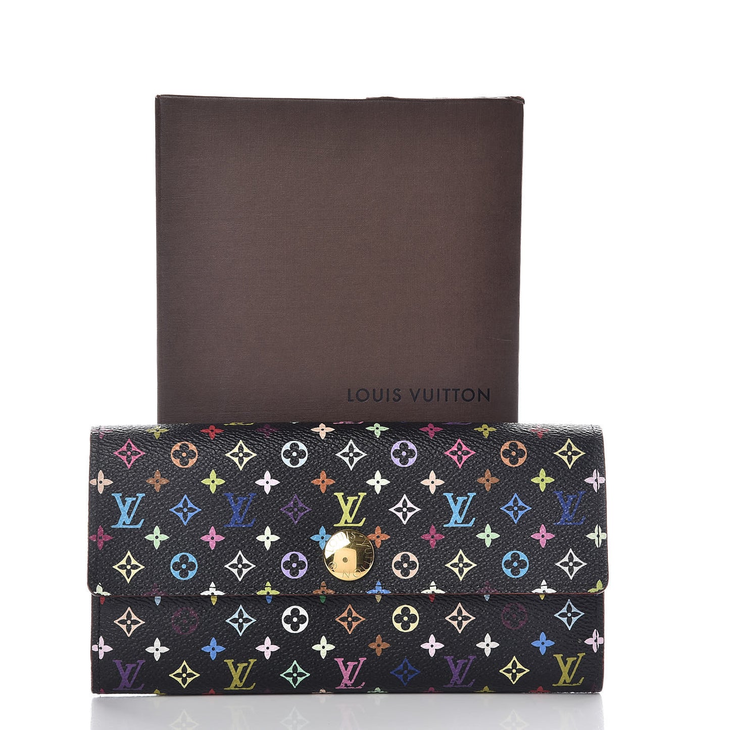 Monogram Multicolor Sarah Wallet Black Grenade