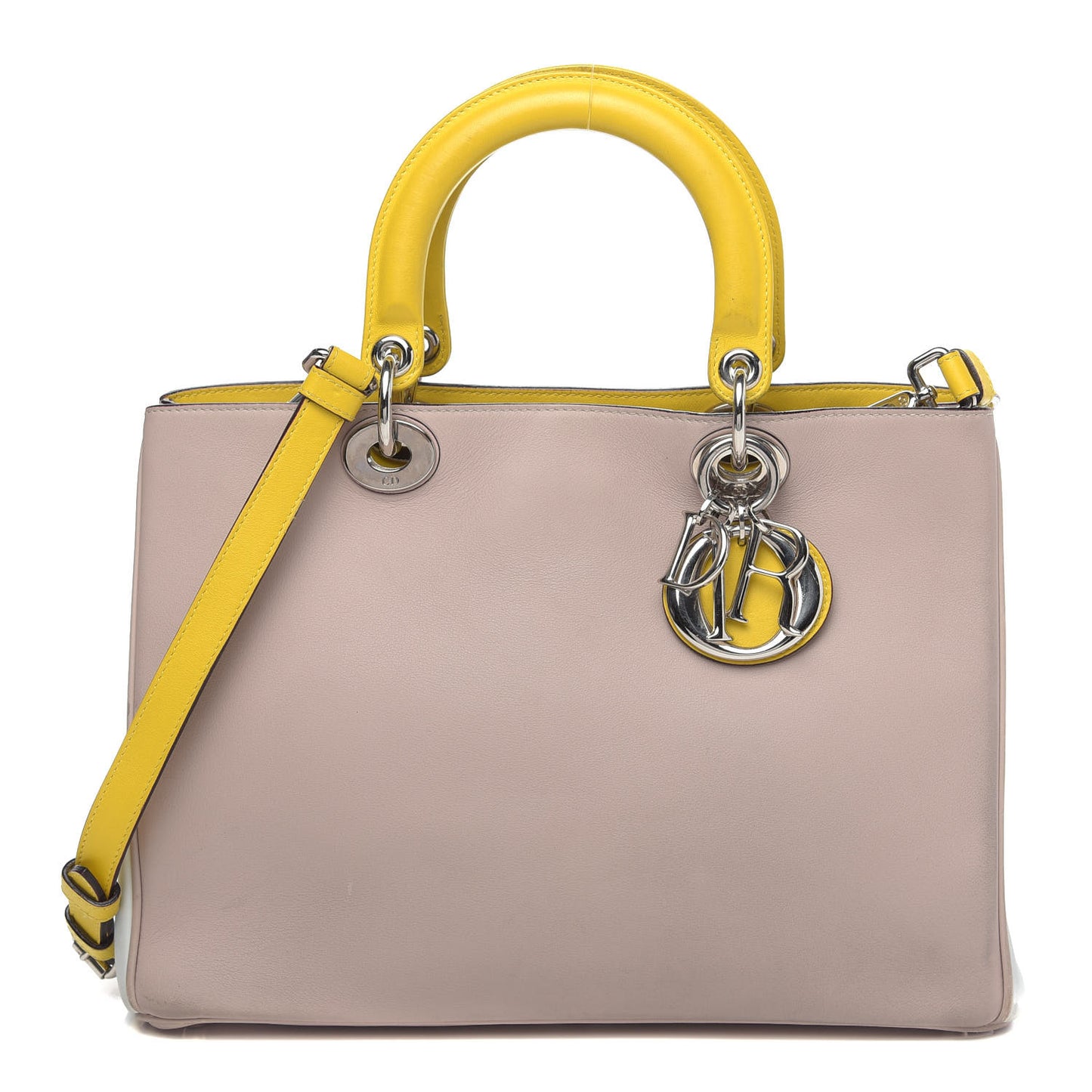 Smooth Calfskin Medium Tri-Color Diorissimo Tote
