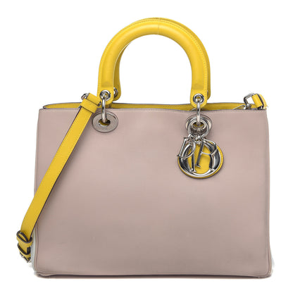 Christian Dior Smooth Calfskin Medium Tri-Color Diorissimo Tote 1 of 16