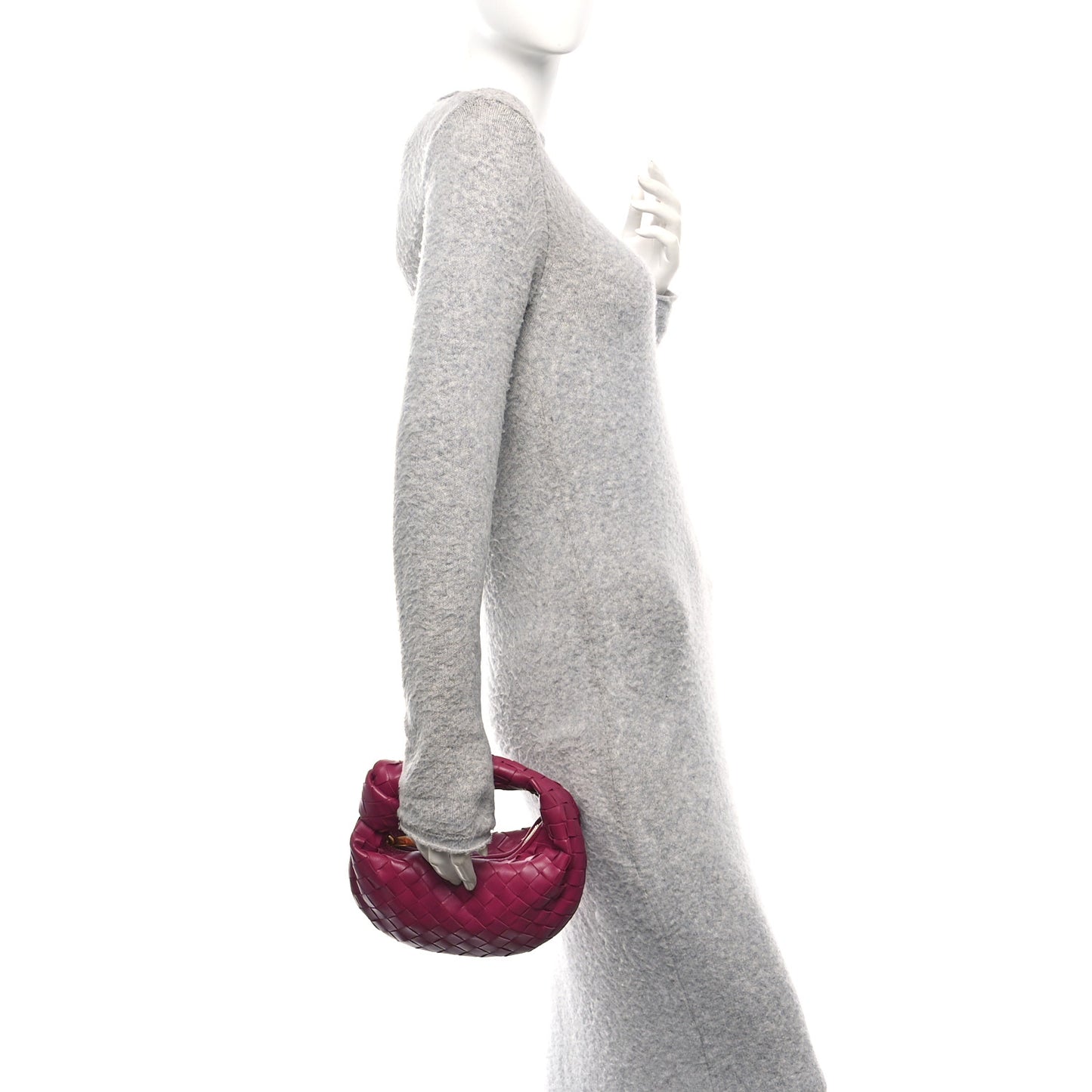 Nappa Intrecciato Mini Jodie Cinnabar