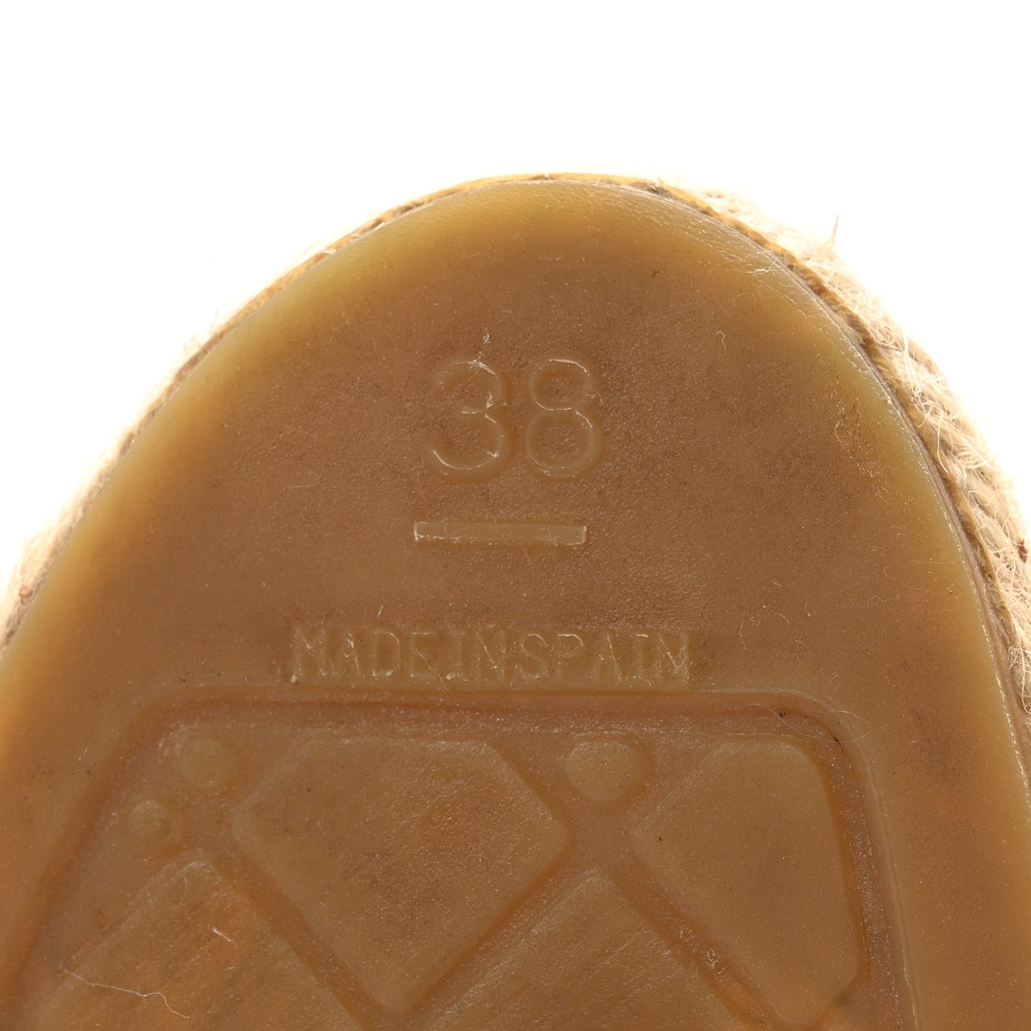 Chanel Lambskin CC Espadrilles 38 Beige Black 7 of 10