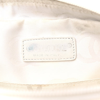 Chanel Calfskin Python Quilted Cambon Camera Case White 6 of 17