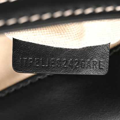 Burberry Raffia Calfskin TB Small Note Crossbody Bag Natural Black 7 of 11