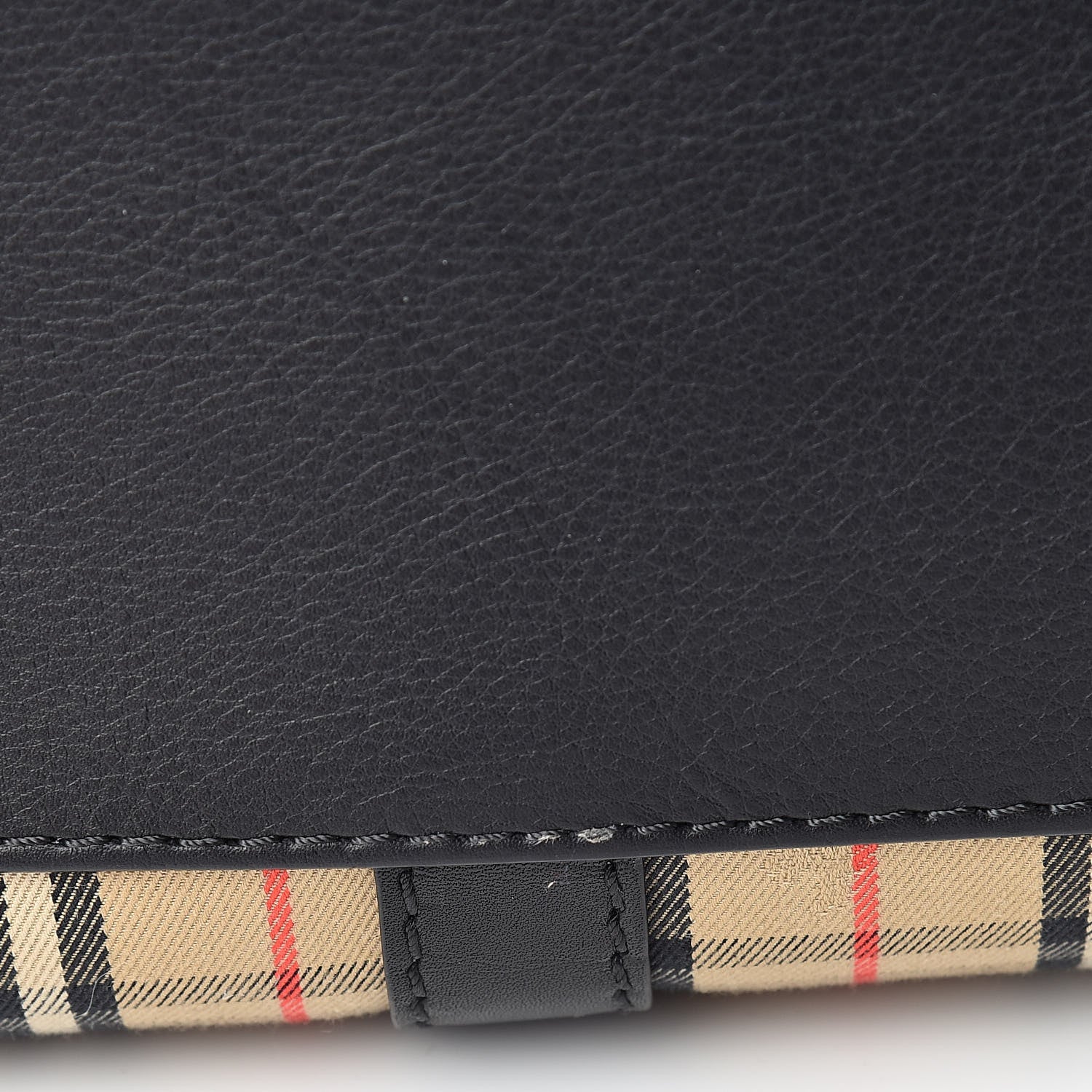 Burberry Calfskin Medium 1983 Knight Check Link Tote Brown 11 of 13