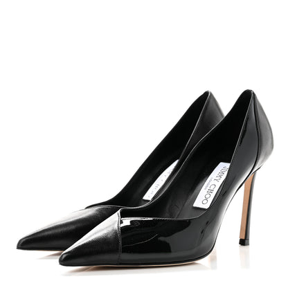 Jimmy Choo Patent Nappa Cass 95 Pumps 36 Black 3 of 7