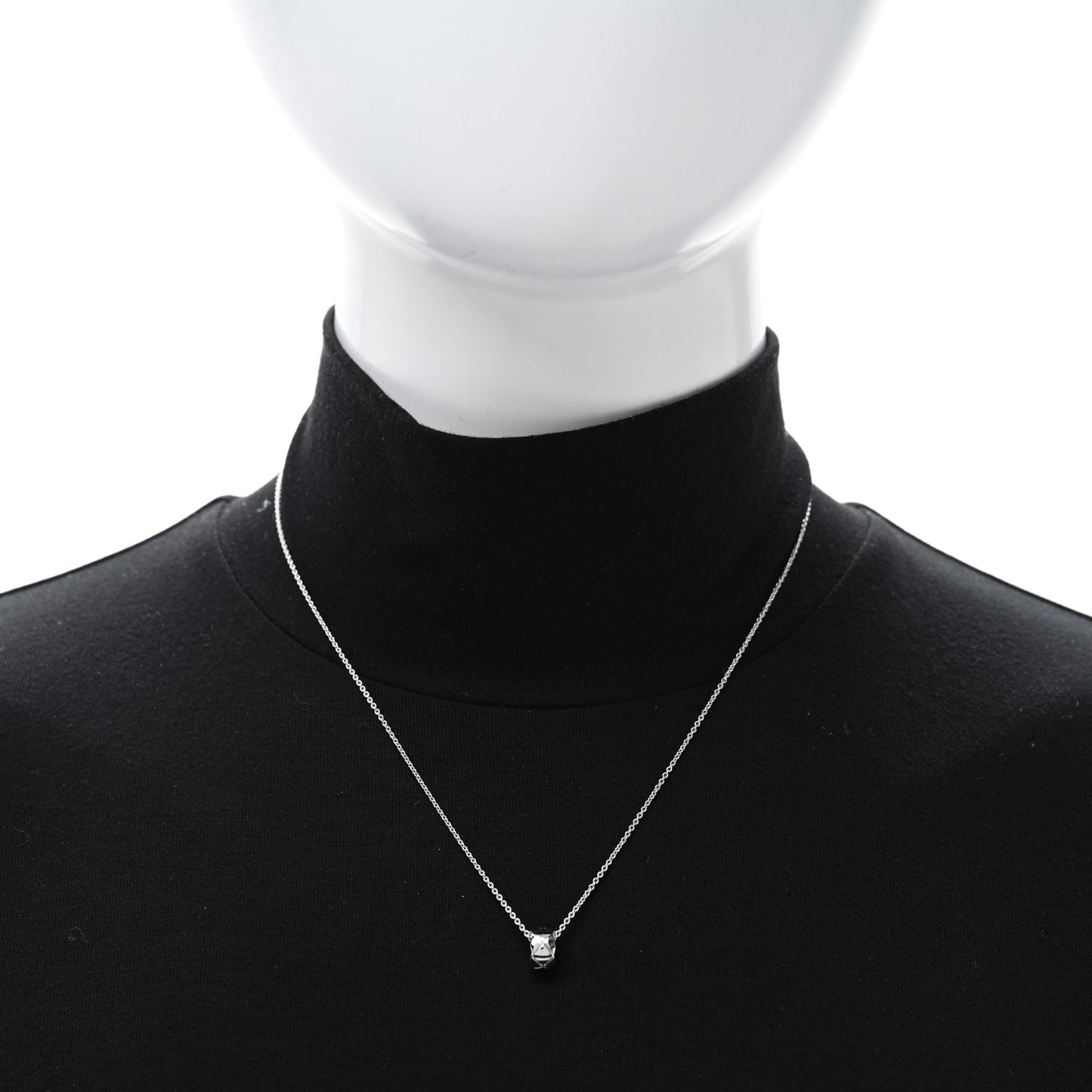 18K White Gold Coco Crush Pendant Necklace
