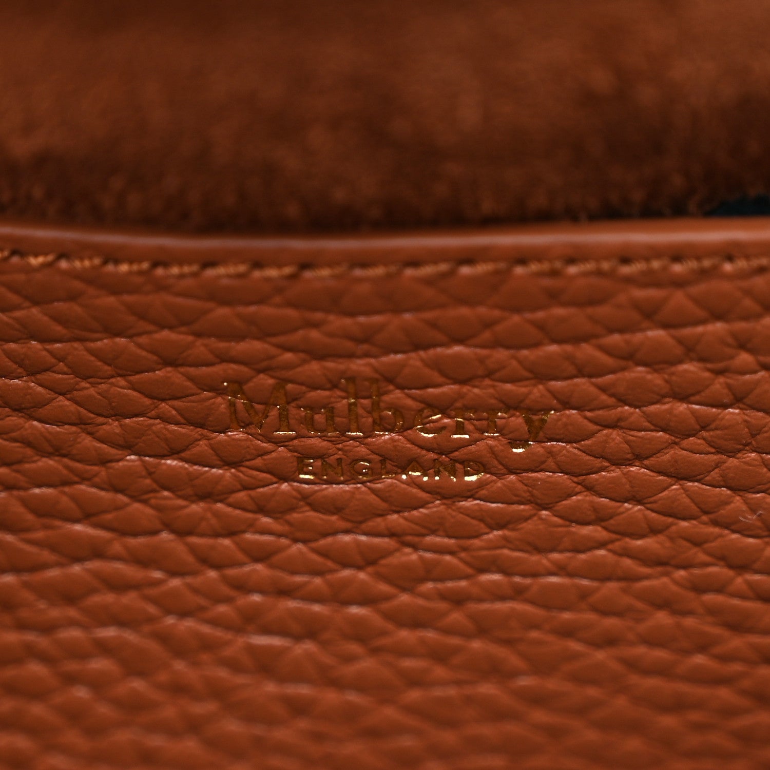 Mulberry Heavy Grain Mini Alexa Chestnut 6 of 9
