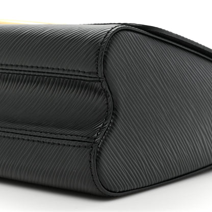 Louis Vuitton Epi Twist Braided Strap Shoulder Bag MM Black 8 of 9