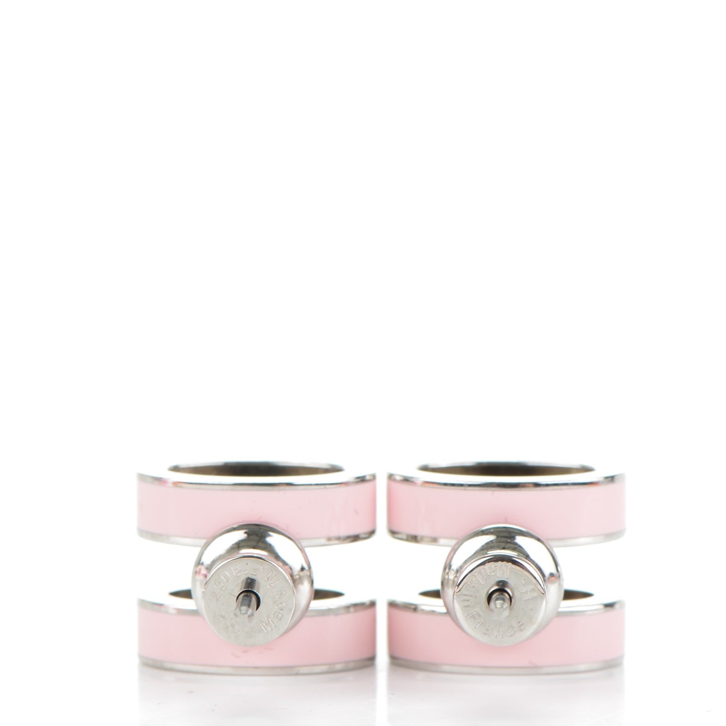 Palladium Lacquered Pop H Earrings